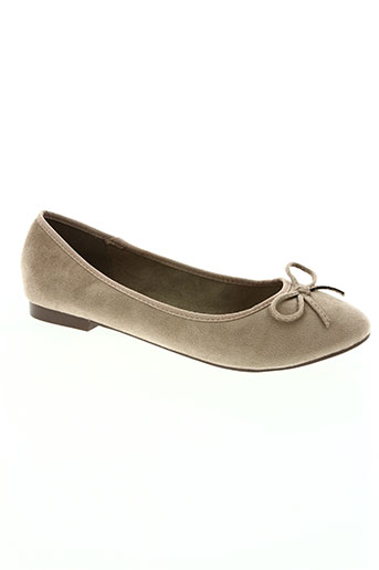 vanessa wu chaussures femme de couleur beige