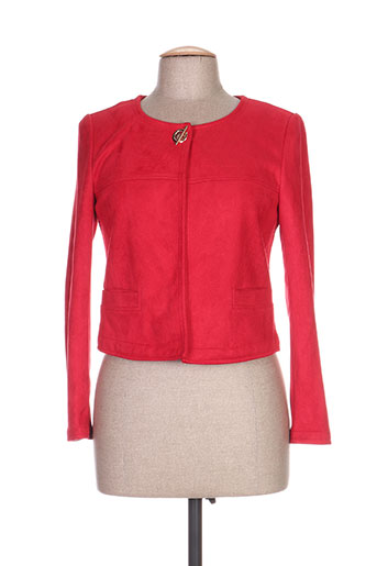 jus d'orange vestes femme de couleur rouge