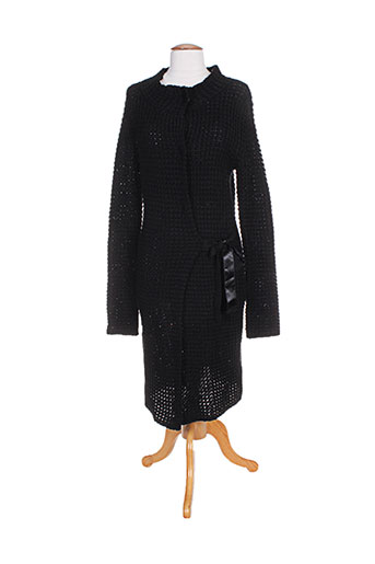 bisbigli gilets femme de couleur noir