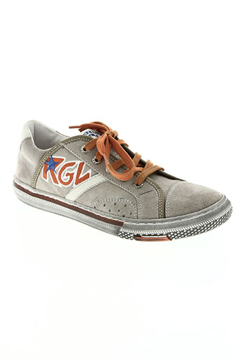 romagnoli chaussures garçon de couleur beige