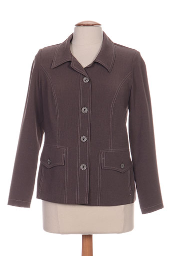 telmail vestes femme de couleur marron