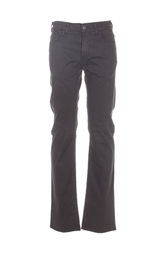 trussardi jeans pantalons homme de couleur marron