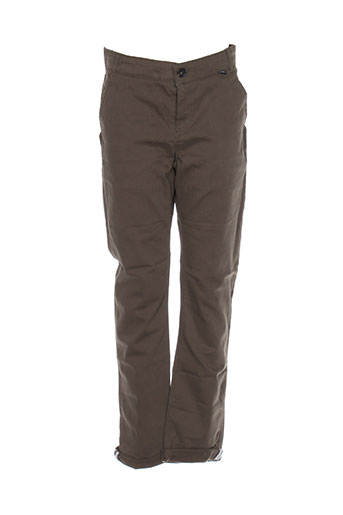 jean bourget pantalons garçon de couleur vert