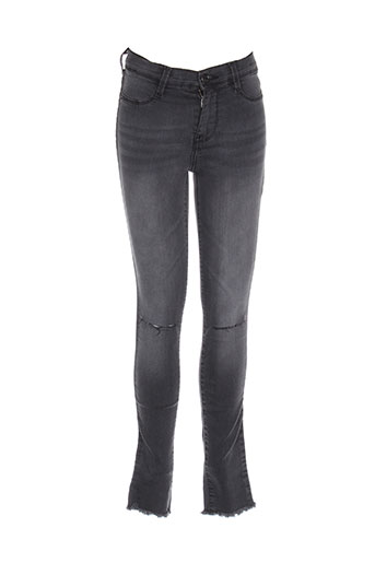 teddy smith jeans fille de couleur gris