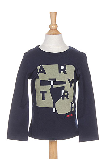 jean bourget t-shirts garçon de couleur bleu
