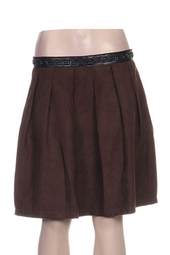 lo! les filles jupes femme de couleur marron