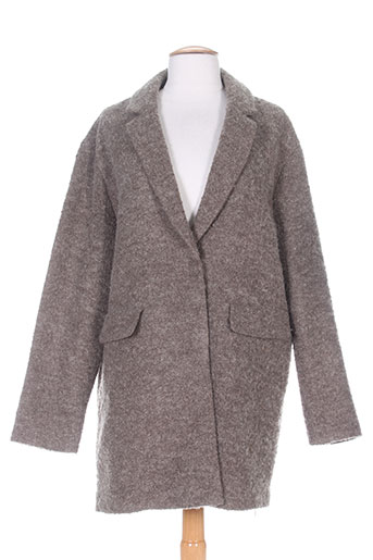 white label manteaux femme de couleur marron