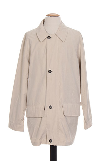 peter cofox manteaux homme de couleur beige