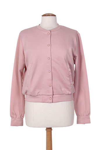 teddy smith vestes fille de couleur rose