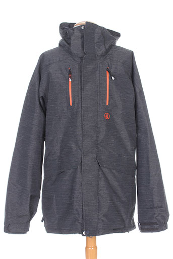 volcom vestes homme de couleur gris