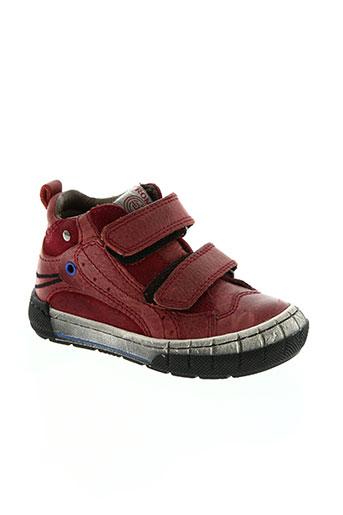 romagnoli chaussures garçon de couleur rouge