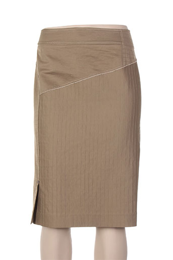 rouge et bleu jupes femme de couleur beige