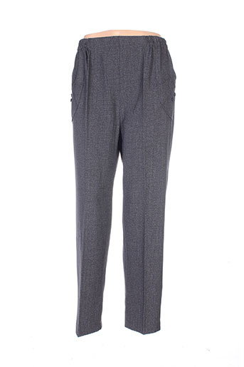 plurielles pantalons femme de couleur noir