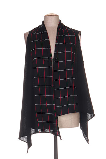kokomarina gilets femme de couleur noir
