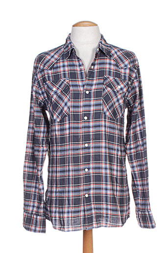 jack EFFI_CHAR_1 jones chemises homme de couleur bleu