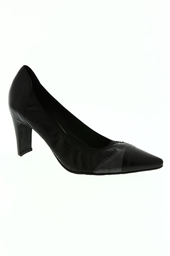 france mode chaussures femme de couleur noir