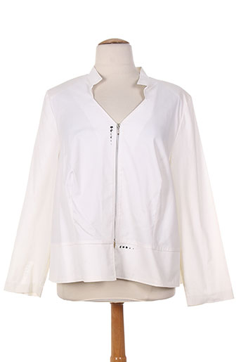 jean delfin vestes femme de couleur blanc