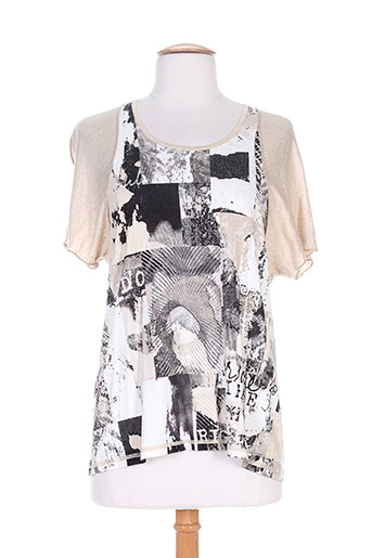 saint charles t-shirts femme de couleur beige