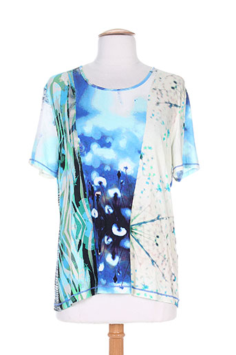 saint charles t-shirts femme de couleur bleu