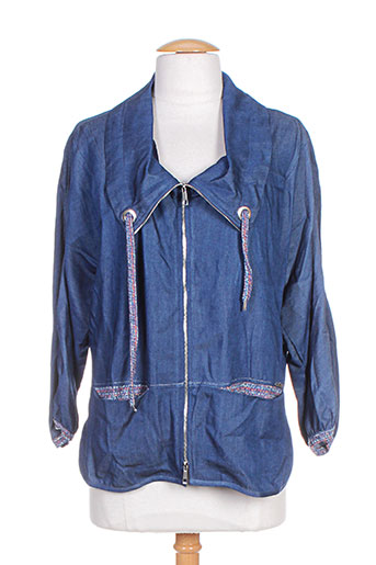 deca vestes femme de couleur bleu