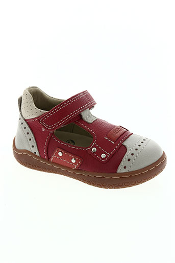 mod8 chaussures garçon de couleur rouge