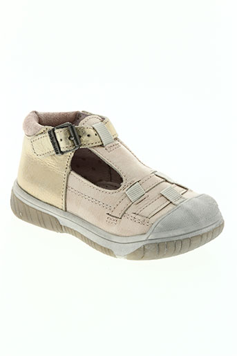 babybotte chaussures fille de couleur orange