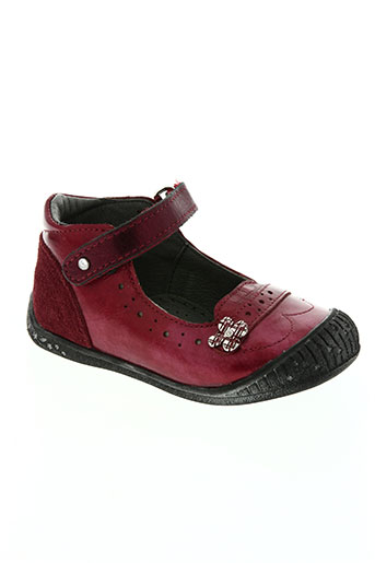 babybotte chaussures fille de couleur rouge