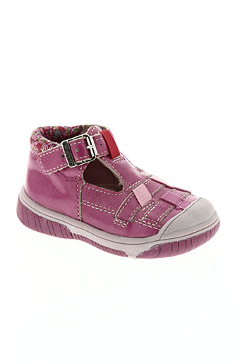 babybotte chaussures fille de couleur rose
