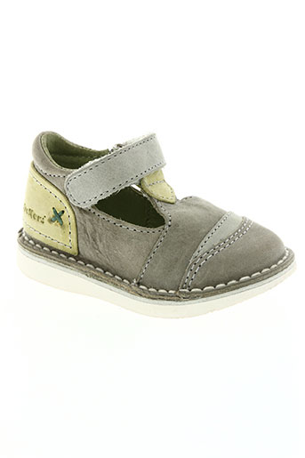 kickers chaussures garçon de couleur gris