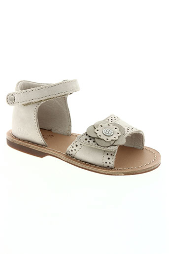 aster chaussures fille de couleur beige