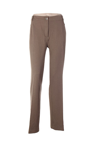 absolu pantalons femme de couleur marron