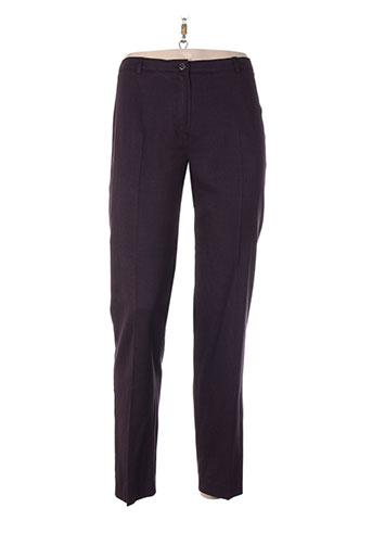absolu pantalons femme de couleur violet