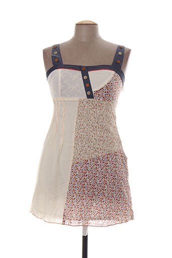 rose bleue robes femme de couleur orange