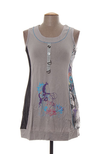 rose bleue robes femme de couleur gris