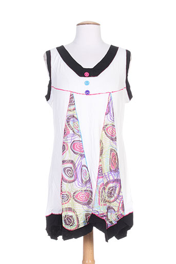 rose bleue tuniques femme de couleur beige