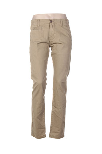 element pantalons femme de couleur beige