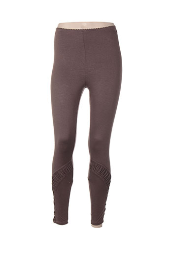 deca pantalons femme de couleur marron