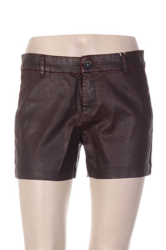 cop copine shorts / bermudas femme de couleur rouge