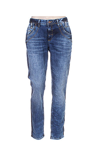 street one jeans femme de couleur bleu