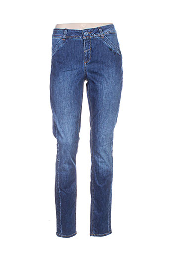 street one jeans femme de couleur bleu