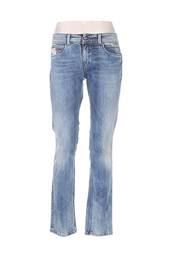 pepe jeans jeans femme de couleur bleu