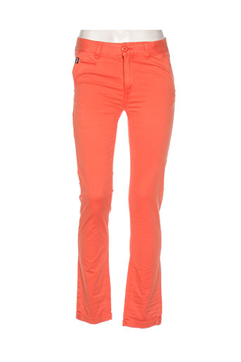 kaporal jeans fille de couleur orange