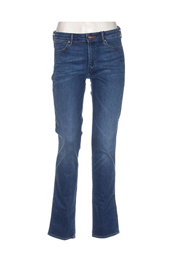 wrangler jeans femme de couleur bleu