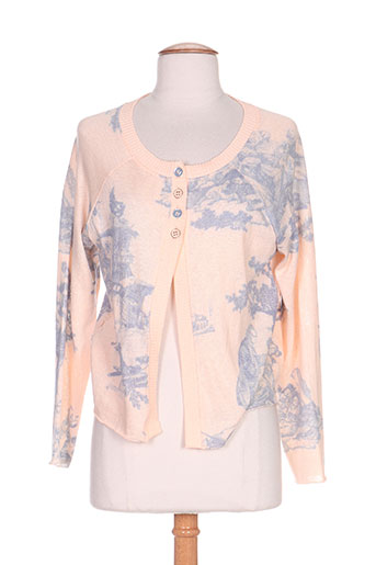 think chic gilets femme de couleur rose