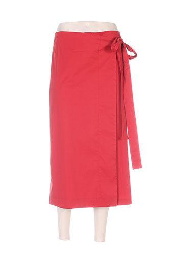 think chic pantacourts femme de couleur rouge