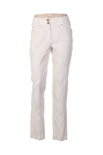 quattro pantalons femme de couleur beige