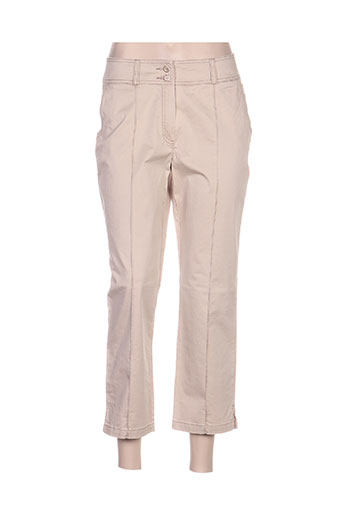 quattro pantacourts femme de couleur beige