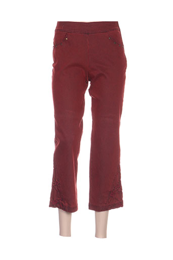 quattro pantacourts femme de couleur rouge