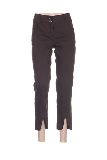 quattro pantacourts femme de couleur marron