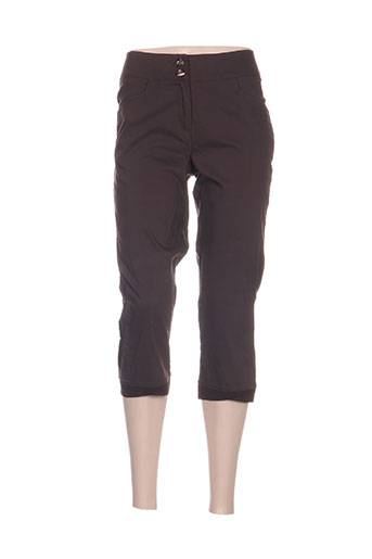 quattro pantacourts femme de couleur marron